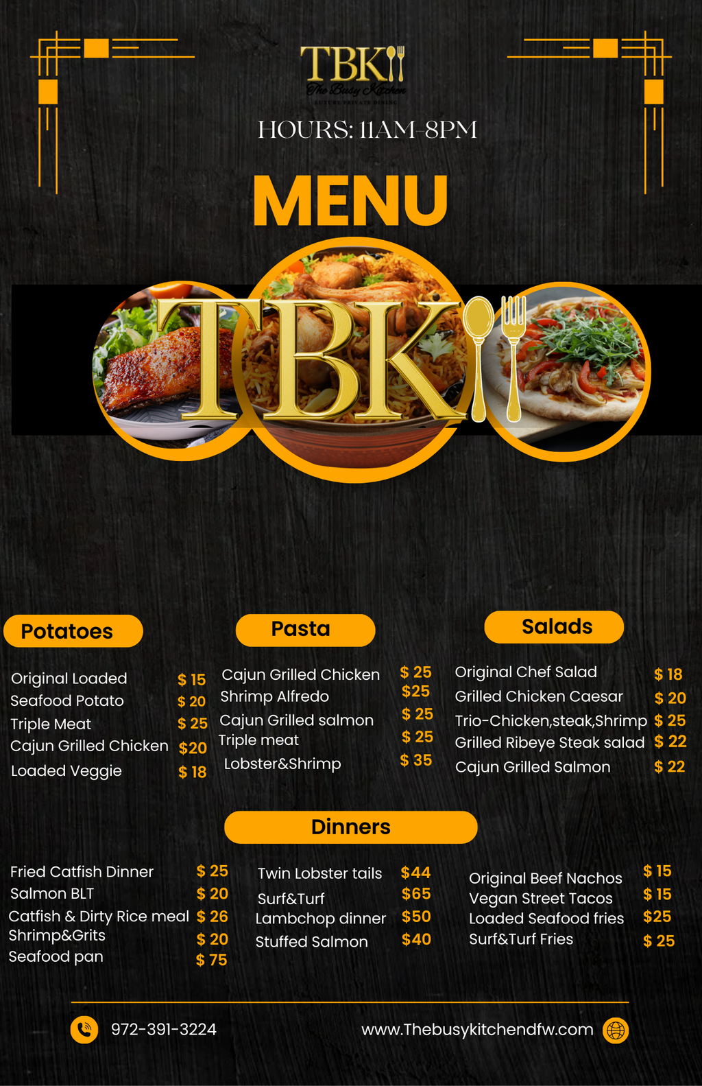 Daily Menu